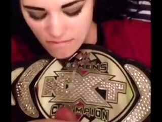 WWE diva Paige cum shot flick