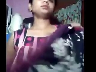 Indian huge tits aunt removing infront of web cam